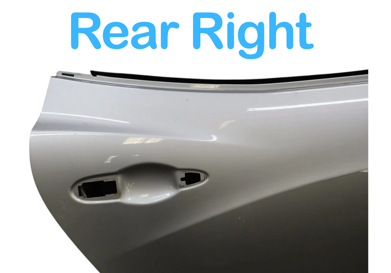 Load image into Gallery viewer, 14-22 Maserati Ghibli Rear Right Passenger Side Door Shell Panel Silver OEM
