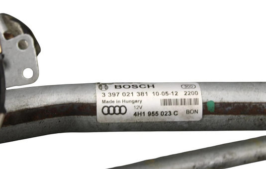 11-18 Audi A8 Quattro Windshield Wiper Washer Transmission Linkage W/ Motor Oem