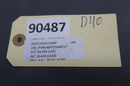 07-09 Lexus LS460 LS460L Steering Wheel Right Switch Trim Cover Cap Button Oem