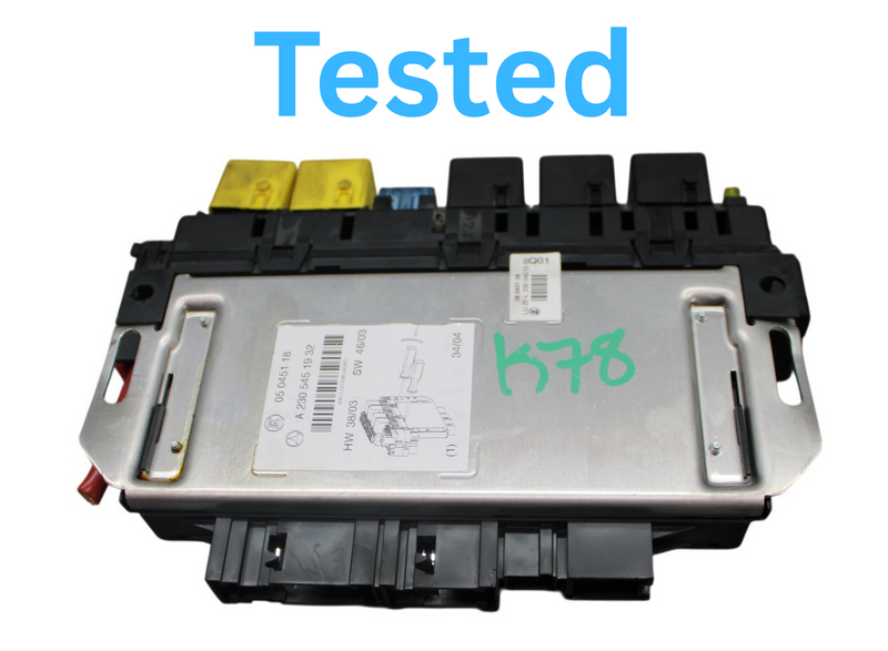 Load image into Gallery viewer, 03-12 Mercedes R230 SL500 Front Left Side SAM Fuse Box Control Module Oem
