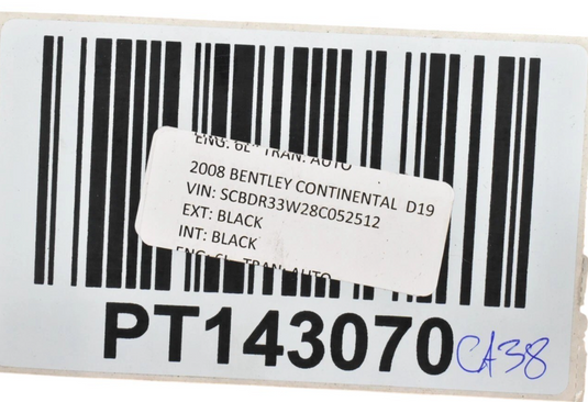 07-10 Bentley Continental GTC Rear Right Side Lower Control Arm 3W7511512 Oem