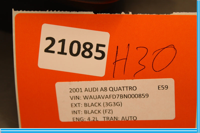 Load image into Gallery viewer, 11-18 Audi A8 Quattro Rear Left Side Upper Seat Headrest Black Leather Oem
