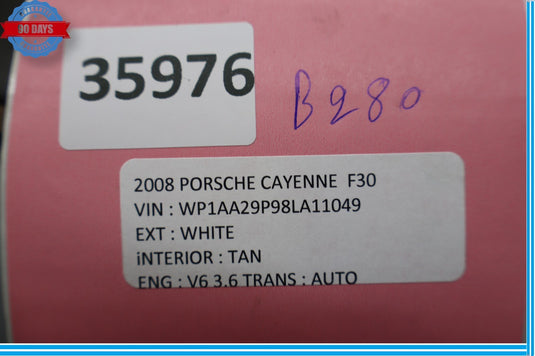 03-10 Porsche Cayenne Steering Column Lower Trim Cover Bezel Panel Tan Oem