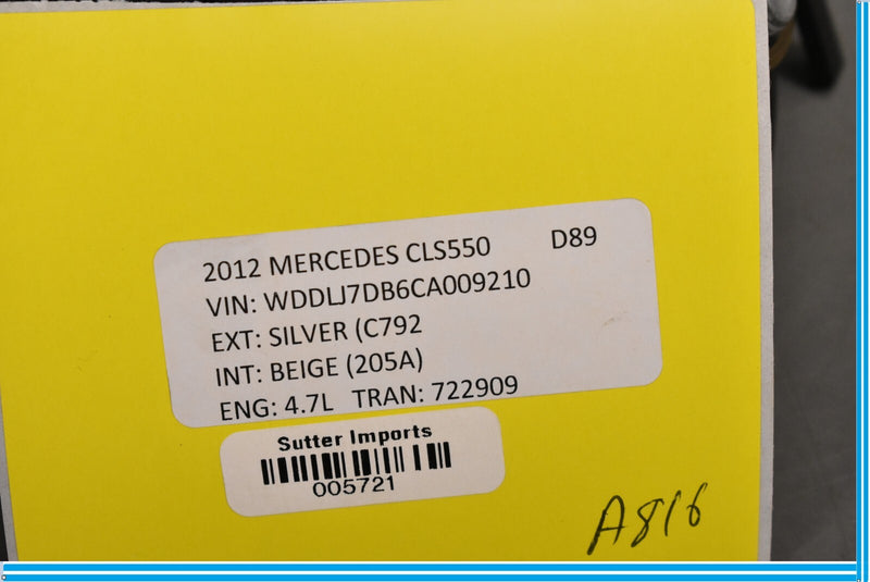 Load image into Gallery viewer, 12-18 Mercedes CLS550 W218 Rear Left Driver Side Seat Belt Buckle Oem
