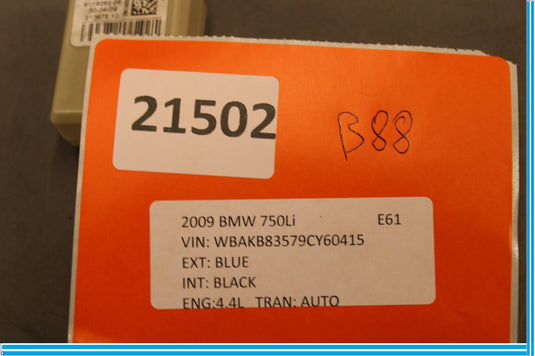 09-15 BMW 750i 750Li Radio Signal Trap Circuit Antenna Module 9118262 Oem