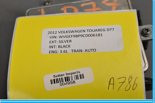 11-17 Volkswagen VW Touareg Left Driver Headlight Headlamp Blast Module Unit Oem