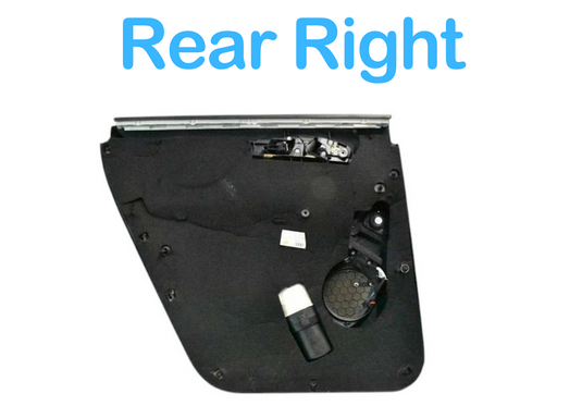 07-15 Audi Q7 Rear Right Passenger Side Inner Door Trim Panel Cover OEM