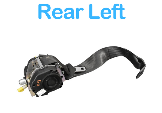 03-08 Maserati Quattroporte M139 Rear Left Driver Side Seat Belt Seatbelt Oem