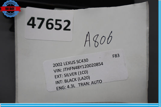 02-08 Lexus SC430 Front Left Driver Side Door Control Module Unit Oem