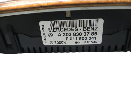 06-09 Mercedes CLK550 C230 Heater AC A/C Climate Control Panel 2038304285 Oem