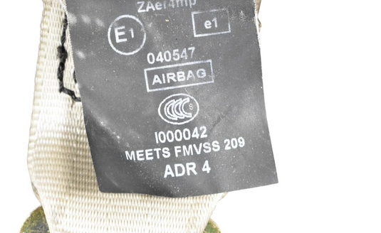 03-10 Bentley Continental GT Coupe GTC Front Right Side Seat Belt 3W1857706C Oem