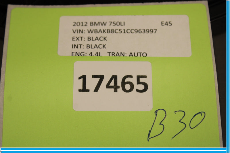Load image into Gallery viewer, 09-15 BMW 750Li F01 F02 Right Side Floor Woofer Speaker Cover Grille Oem
