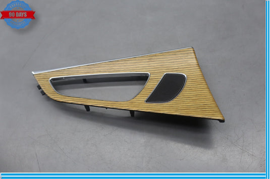 12-15 Audi A7 Quattro Rear Left Driver Side Door Panel Insert Trim Wood Oem
