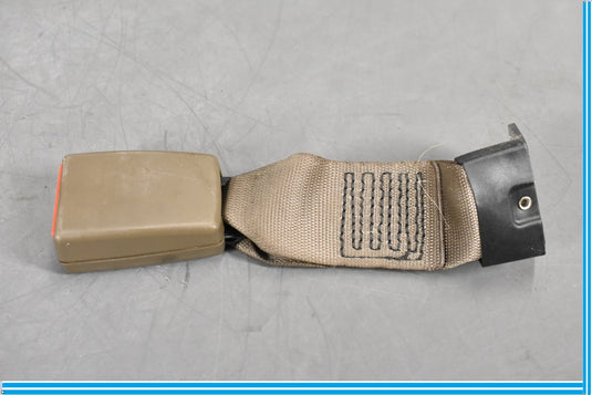 04-09 Jaguar XJ8 XJR Rear Left Driver Side Seatbelt Seat Belt Buckle Tan Oem