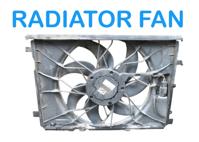Load image into Gallery viewer, 08-18 Mercedes W212 E350 Engine Radiator Cooling Fan Assembly A2045000293 OEM
