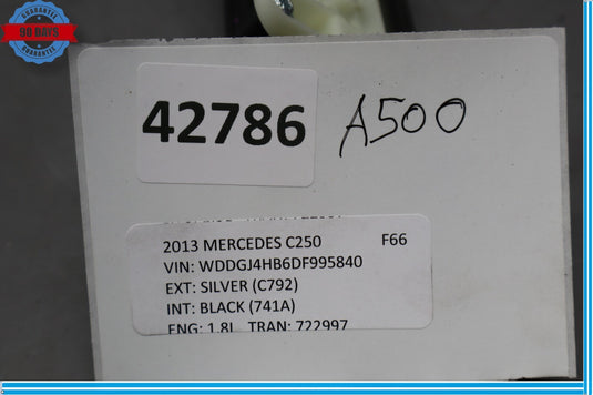 08-14 Mercedes C250 C350 W204 Rear Trunk Tailgate Release Open Handle Oem