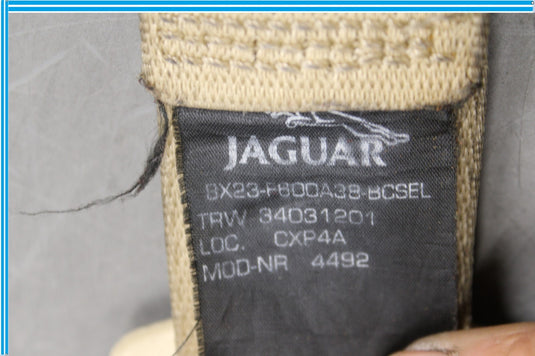 09-10 Jaguar XF XFR X250 Rear Center Seat Belt Retractor 8X23F600A38AC Oem