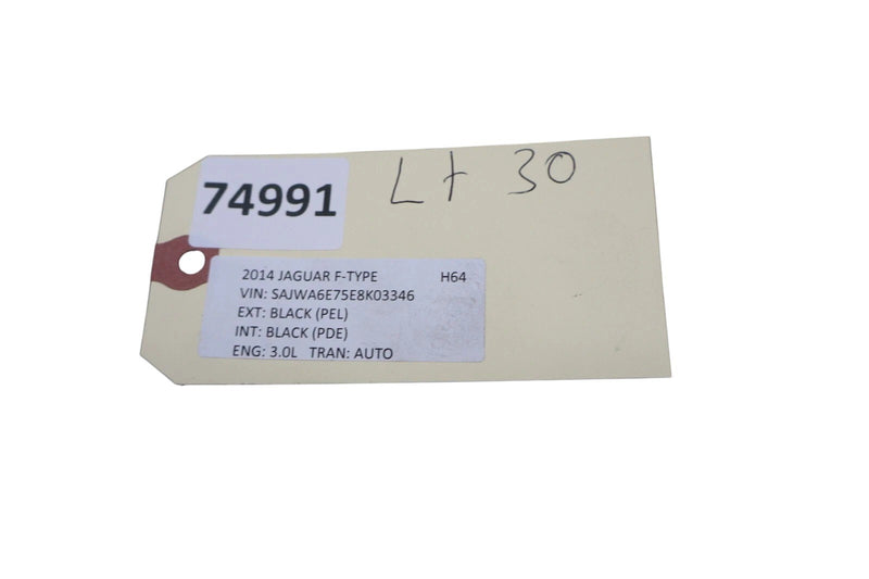 Load image into Gallery viewer, 14-24 Jaguar X152 F-Type Convertible Trunk Lock Latch Cover Panel Black Oem
