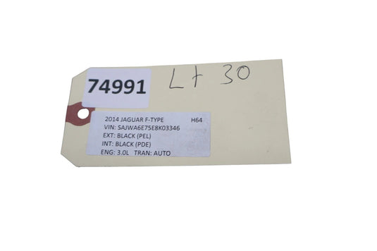 14-24 Jaguar X152 F-Type Convertible Trunk Lock Latch Cover Panel Black Oem