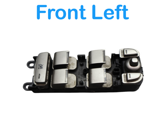 09-11 Jaguar X250 XF XFR Front Left Driver Side Window Control Master Switch Oem