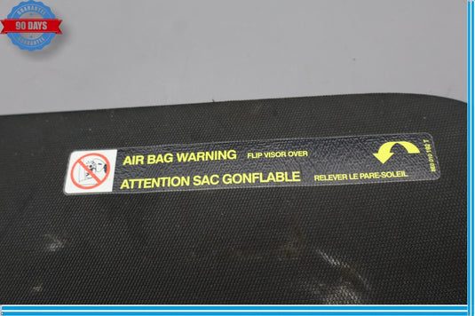 12-15 Audi a7 Quattro Front Right Passenger Side Sun Visor Sunvisor Black Oem