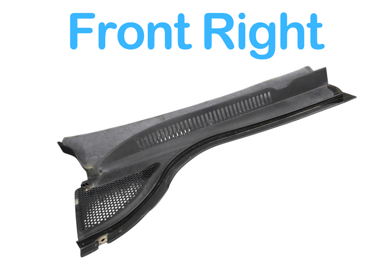 Load image into Gallery viewer, 13-17 Volkswagen CC Front Right Side Rain Tray Cowl Panel Water Deflector Oem
