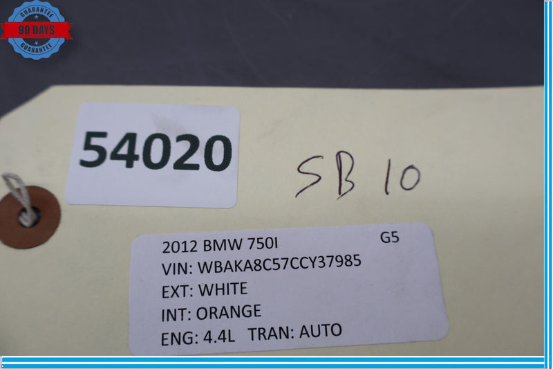 Load image into Gallery viewer, 09-12 BMW 750Li 750i F01 F02 Front Right Seat Back Cover Trim Panel Black Oem
