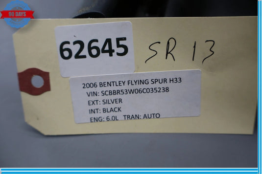 06-12 Bentley Continental Flying Spur Front Left Seat Lower Track Rail OEM