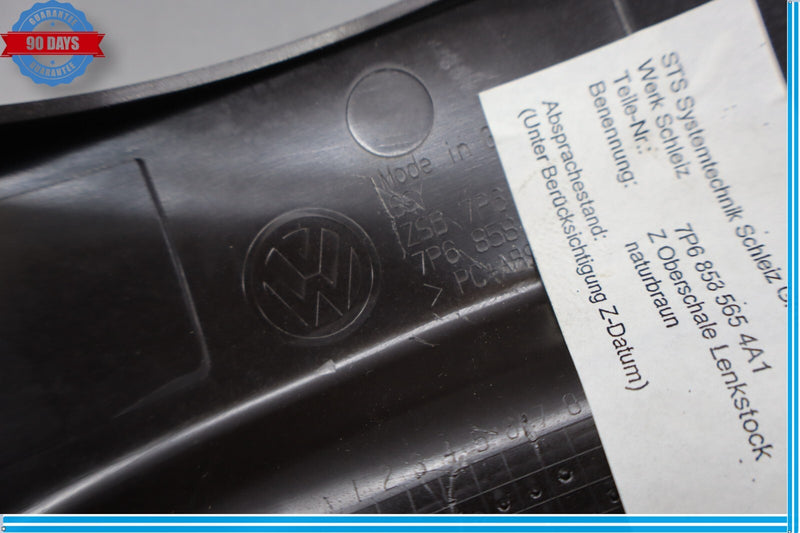 Load image into Gallery viewer, 11-17 Volkswagen Touareg Front Upper Steering Column Trim 7P6858565 Oem
