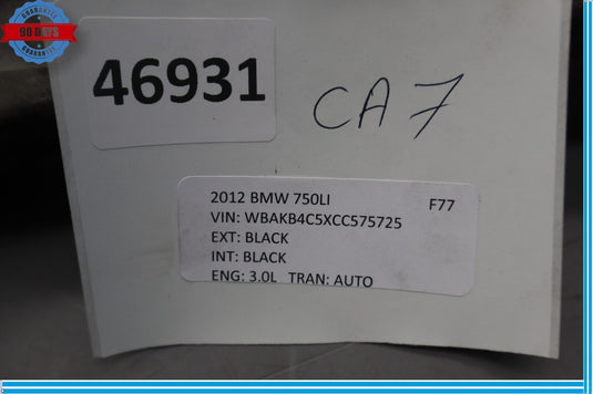 09-16 BMW 750Li 750Li Front Left Driver Side Lower Suspension Control Arm Oem