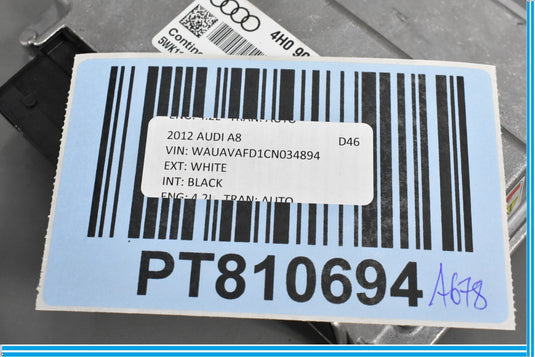 11-17 Audi A8 Differential Lock Computer Control Module ECU 4H0907163A