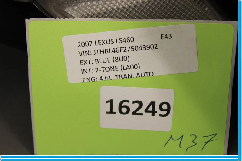 Load image into Gallery viewer, 07-09 Lexus LS460 Front Left Side Rear View Door Mirror Blue 8794050511 Oem
