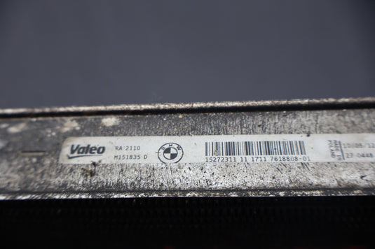 12-16 BMW 328i F30 2.0L N26 Front Engine Coolant Cooling Radiator 7618808 Oem