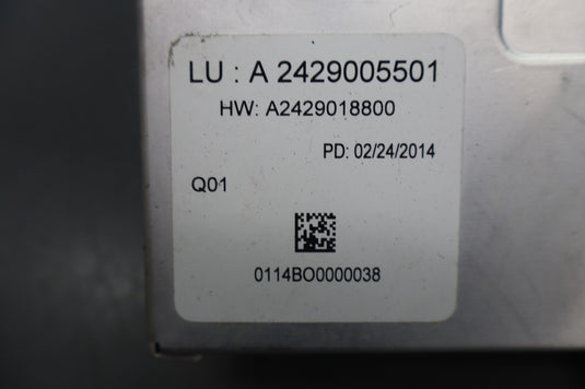14-17 Mercedes B Electric Drive Electronic Gateway Module Unit A2429005501 Oem