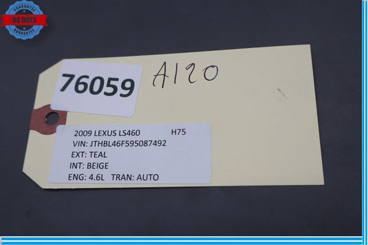 07-12 Lexus XF40 LS460 Left Driver Side Dashboard Trim Panel 55318-50040 Oem