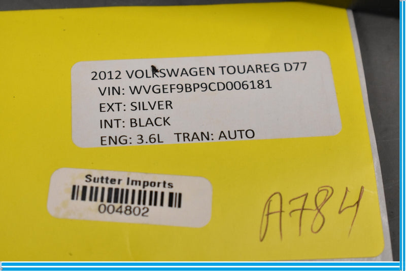 Load image into Gallery viewer, 11-18 Volkswagen VW Touareg Front Left Driver Center A Pillar Trim Panel Oem
