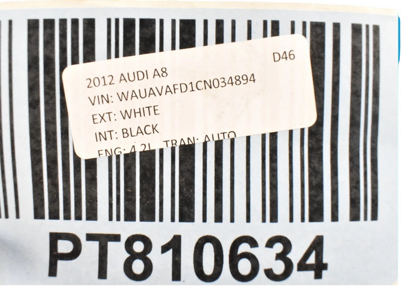 Load image into Gallery viewer, 11-12 Audi A8 4.2L Right Passenger Side Engine Air Intake Box 4H0133824L Oem
