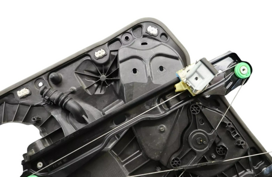 11-17 Volkswagen VW Touareg Rear Left Side Door Window Regulator & Panel Oem
