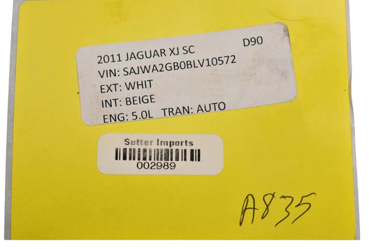 10-15 Jaguar XJ XJL Front Right Side Door Lock Latch Actuator AW93203A28BA Oem