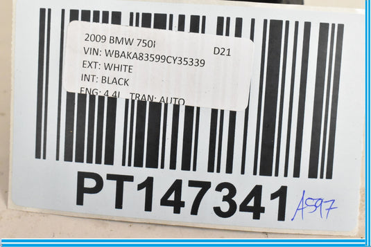 09-15 BMW F01 F02 FRONT LEFT DRIVER SIDE FOG LIGHT LAMP VALEO 7182195 OEM