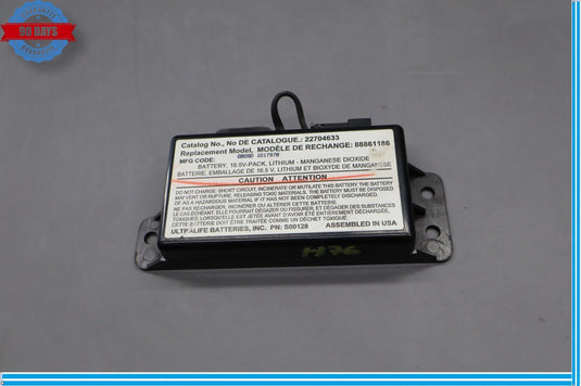 06-22 Buick Lacrosse CXL Communication Interface Module Battery 88861186 Oem