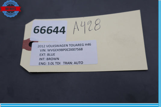 11-17 Volkswagen Touareg Rear Left Driver Side Door Panel Trim Molding Oem