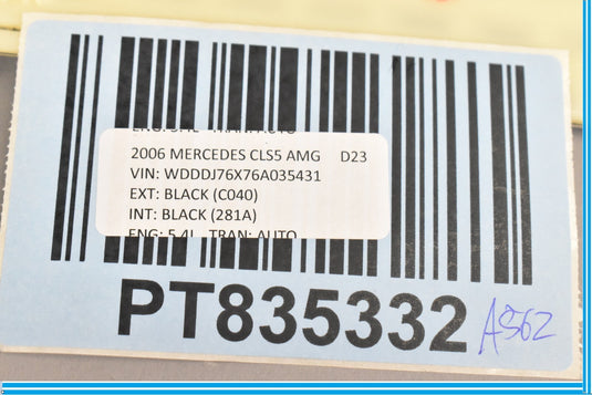 06-11 Mercedes CLS550 CLS55 AMG W219 Rear Right Door Sill Trim Plate Oem