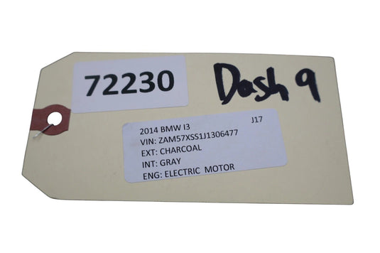 14-21 BMW I01 i3 i3s Front Dash Dashboard Instrument Panel Assembly 72758410 Oem