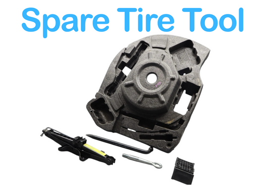 10-15 Jaguar XJ XJL Trunk Spare Tire Emergency Tool Kit Foam Holder W/ Tool Oem