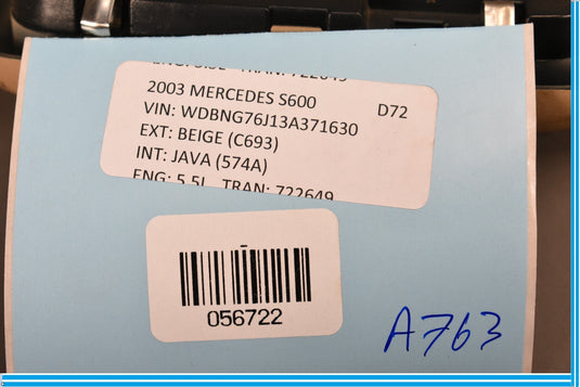00-06 Mercedes S430 S500 S600 Rear Parktronic Sensor Display Warning Buzzer Oek