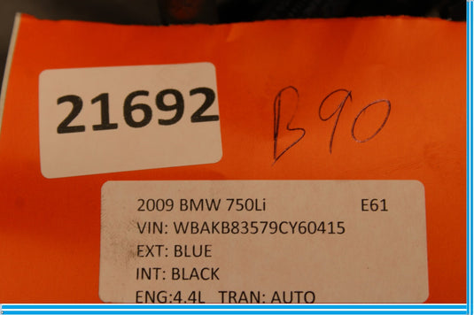 09-15 BMW 750Li 750i F01 F02 Front Right Hood Latch Lock Actuator 139896-10 Oem