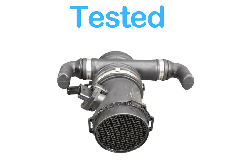 Load image into Gallery viewer, 04-11 Maserati Quattroporte M139 Mass Air Flow Sensor w/ Pipe 215889 Oem
