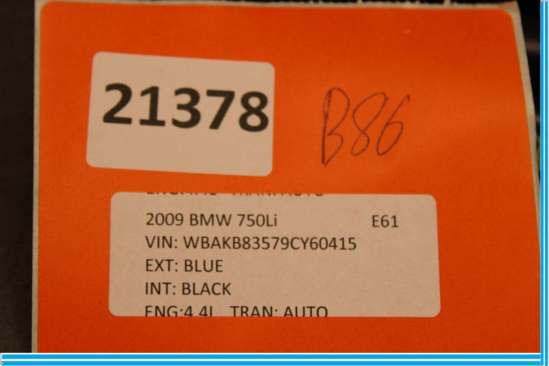 Load image into Gallery viewer, 09-12 BMW 750Li 750i Front Left Driver Side Kick Sill Trim Cover Panel Oem
