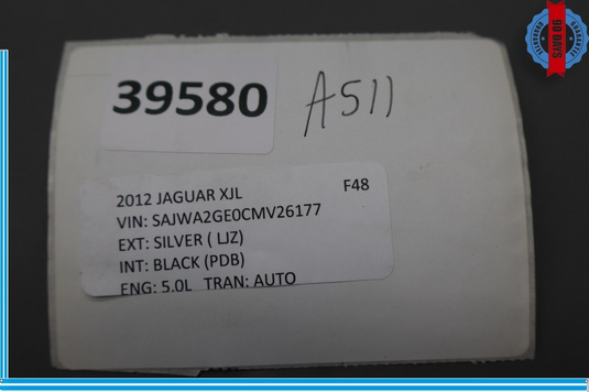 10-15 Jaguar XJ XJL X351 Interior Rear View Mirror w / Auto Dim 6W9317D737A Oem